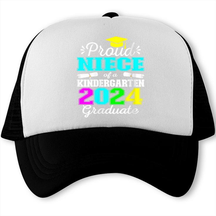 Proud Niece Of Kindergarten Graduate 2024 Graduation Niece Trucker Cap
