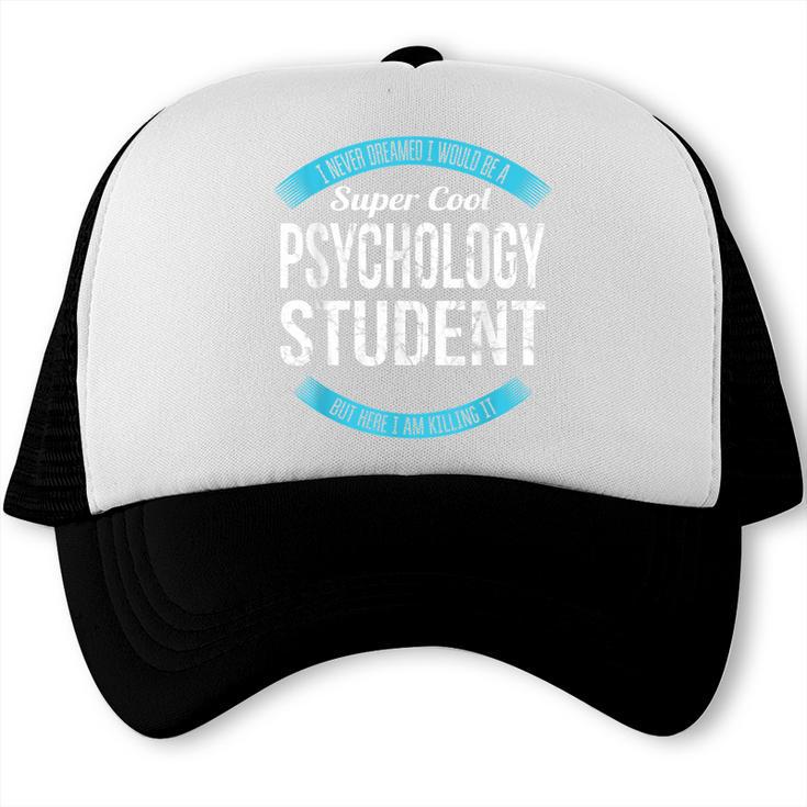 Psychology Student Tshirt Graduation Trucker Cap