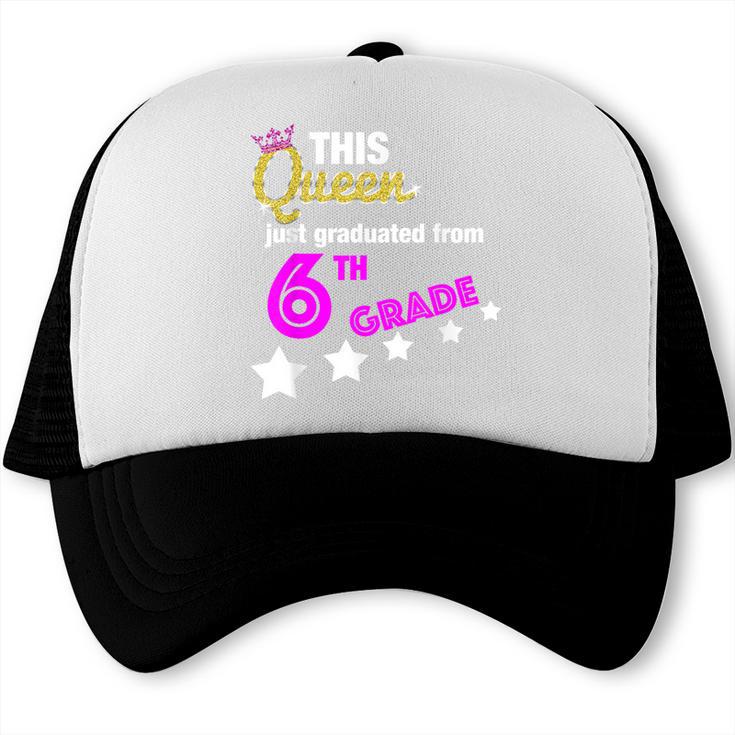 Queen 6th Grade Graduation  For Girls Trucker Cap