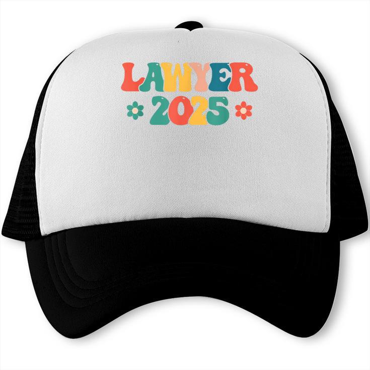 Retro Lawyer 2025 Attorney School Graduation Student Lawyer Trucker Cap