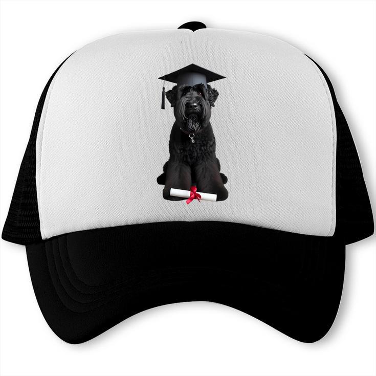 Russian Terrier Dog Graduation Cap Graduate Owner Grad Trucker Cap