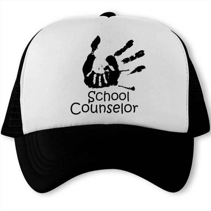 School Counselor t Shirt School Teacher Graduation Idea Trucker Cap