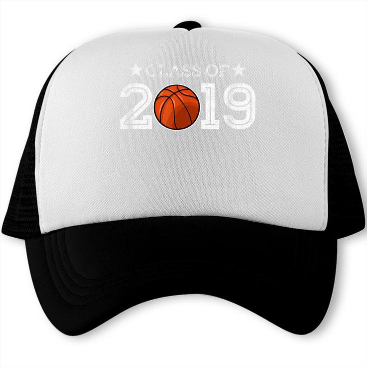 Senior 2019 Basketball Shirt Graduation Class Of 2019 Stars Trucker Cap