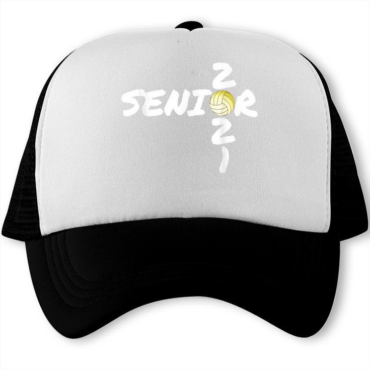 Senior 2021 Volleyball Graduation Shirt Trucker Cap