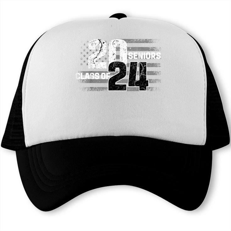 Senior 2024 Graduation Class Of 2024 Senior Women Boy Girl Trucker Cap