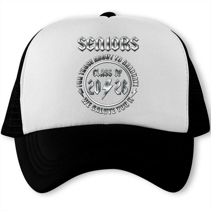 Senior 2026 Iconic Classic Rock Graduation Retro Trucker Cap