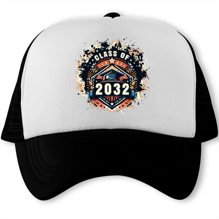 Senior 2032 Class Of 2032 Seniors Graduation 2032 Senior 32 Trucker Cap