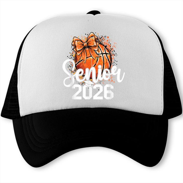 Senior Basketball Class Of 2026 Coquette Graduation Day Trucker Cap