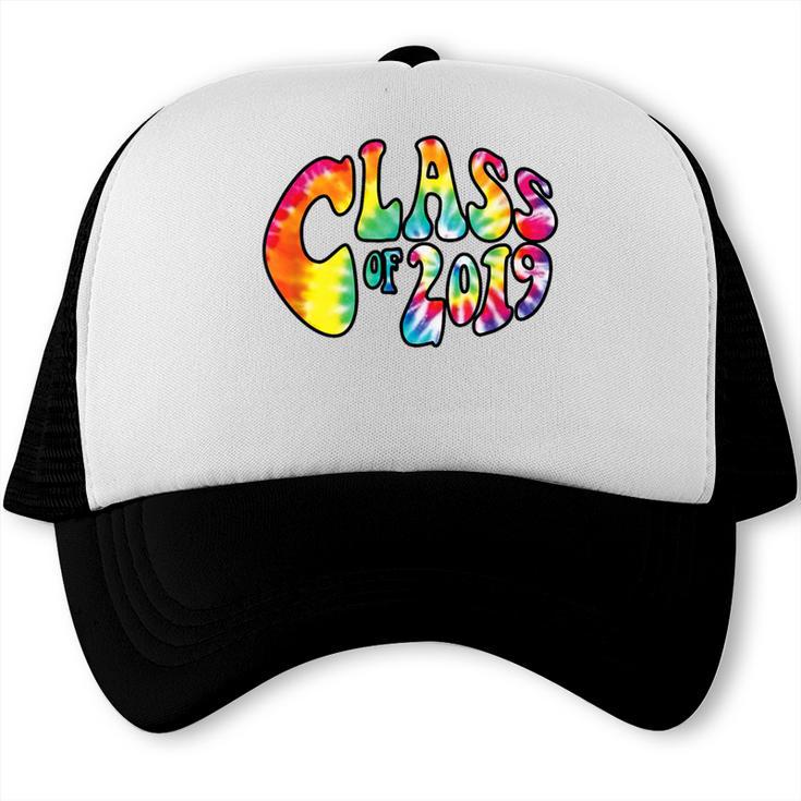 Senior Class Of 2019 Boho Tie Dye Graduation Trucker Cap