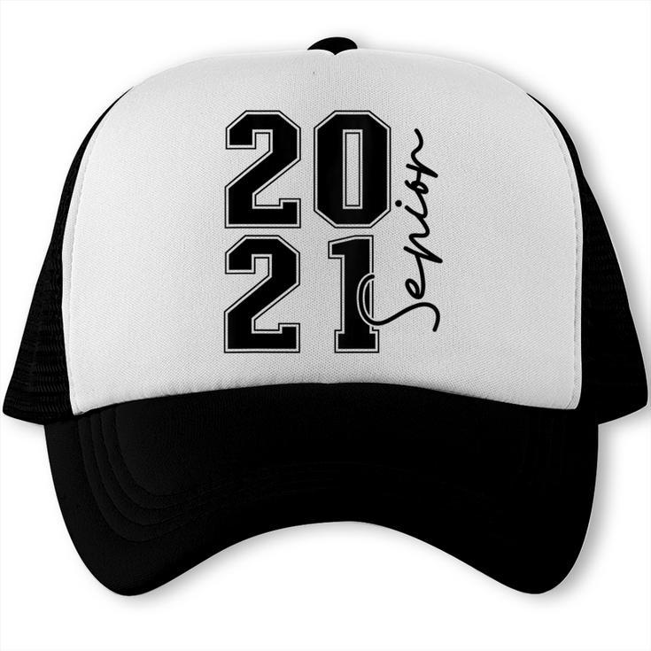 Senior Class Of 2021 Graduation High School College Trucker Cap