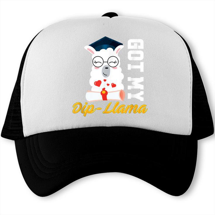 Senior Graduation TShirt 2019 Got My Dip-Llama Diploma Shirt Trucker Cap