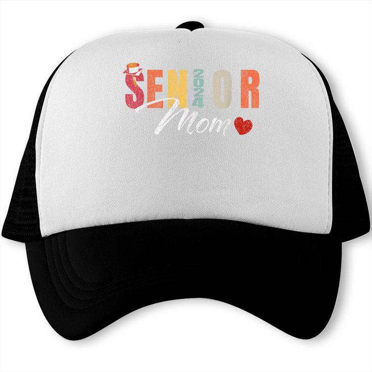 Senior Mom 2024 Graduation Heart Class Of 2024 Trucker Cap