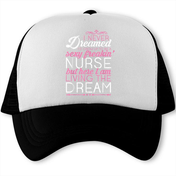 Sexy Freakin' Nurse Nursing T Shirt For RN Graduation Trucker Cap