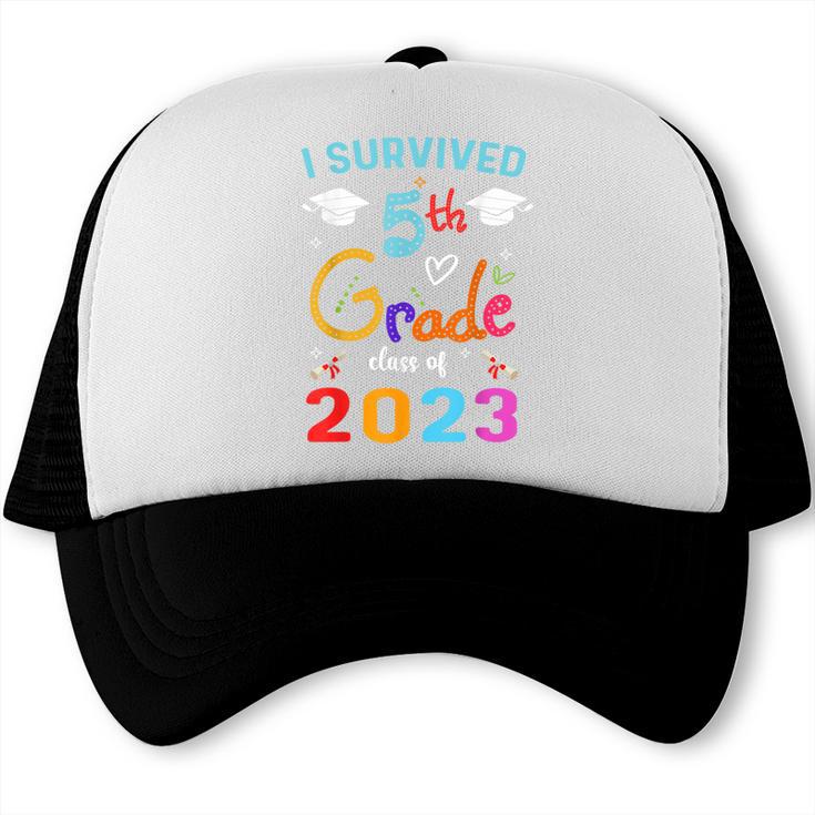 I Survived 5th Grade Graduation Class 2023 Elementary Trucker Cap