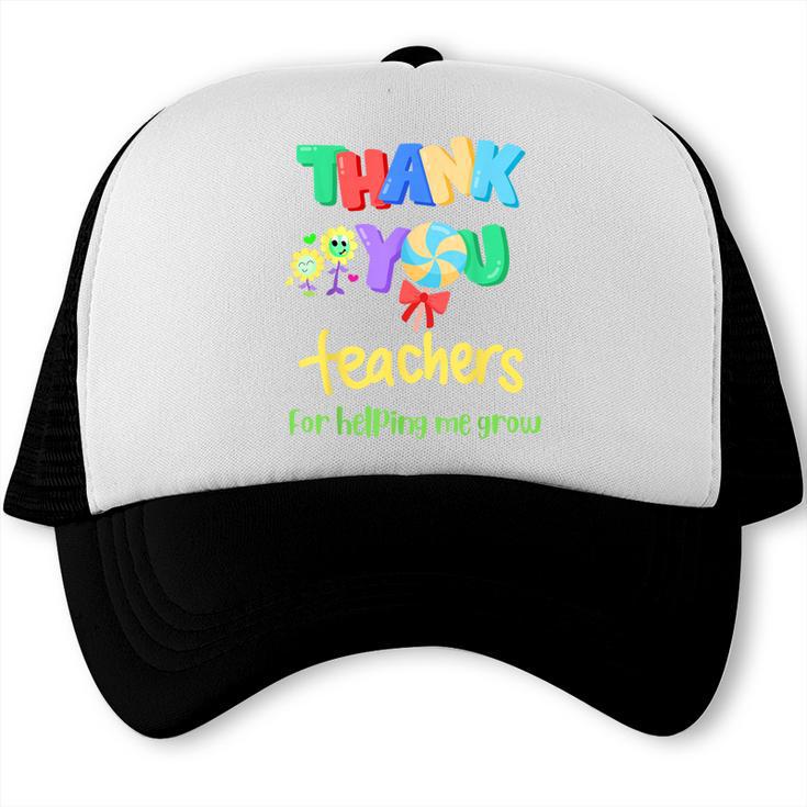 Thank You Teacher Appreciation Graduation Men Women Kids Trucker Cap