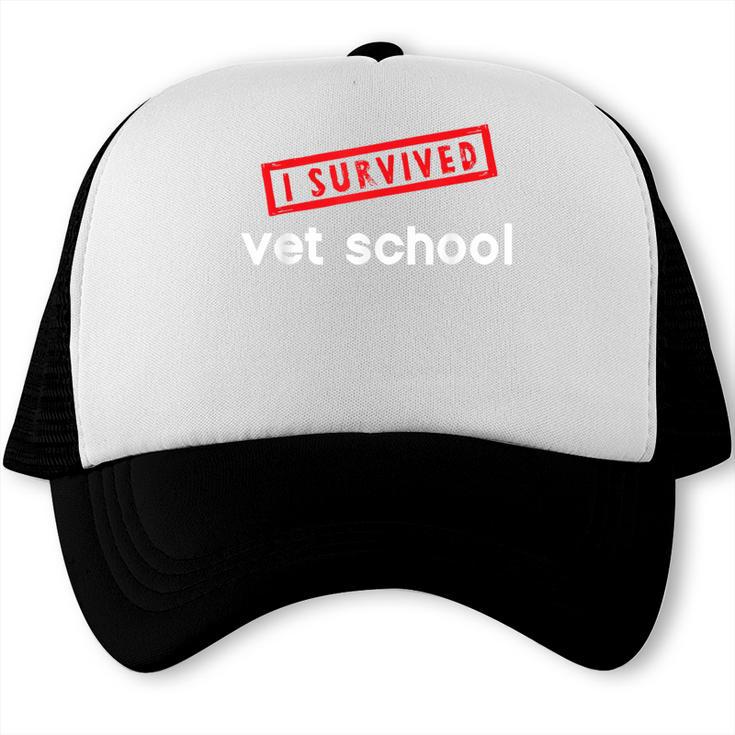 Vet School Tech Graduation Future Veternarians I Survived Trucker Cap