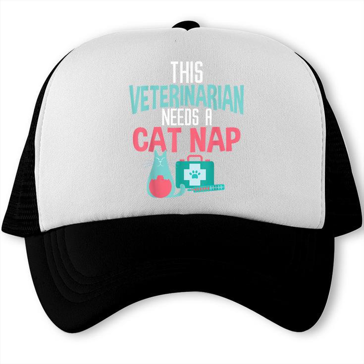 Veterinarian Graduation T-Shirt Men Women Humor Trucker Cap