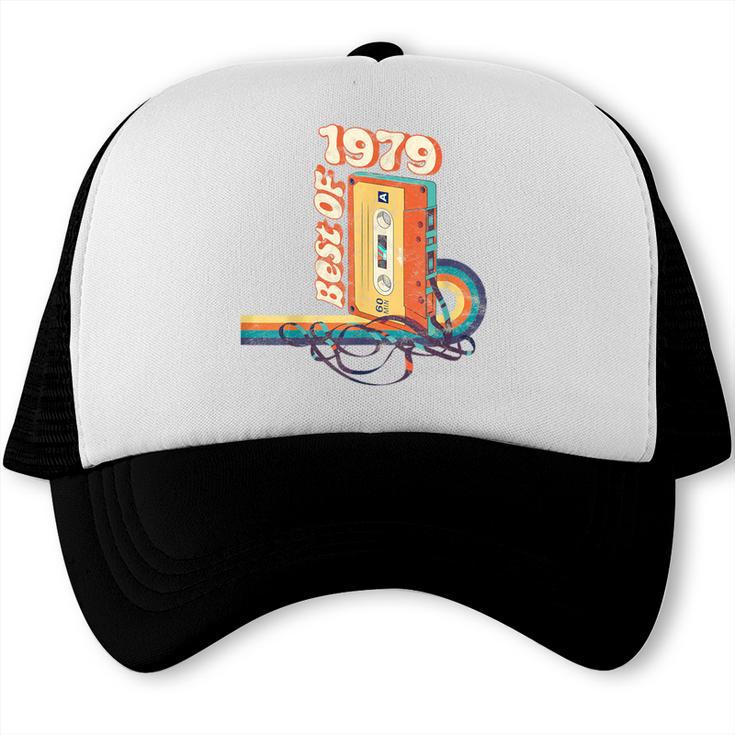 Vintage Best Of 1979 41st Birthday Graduation Cassette Tape Trucker Cap