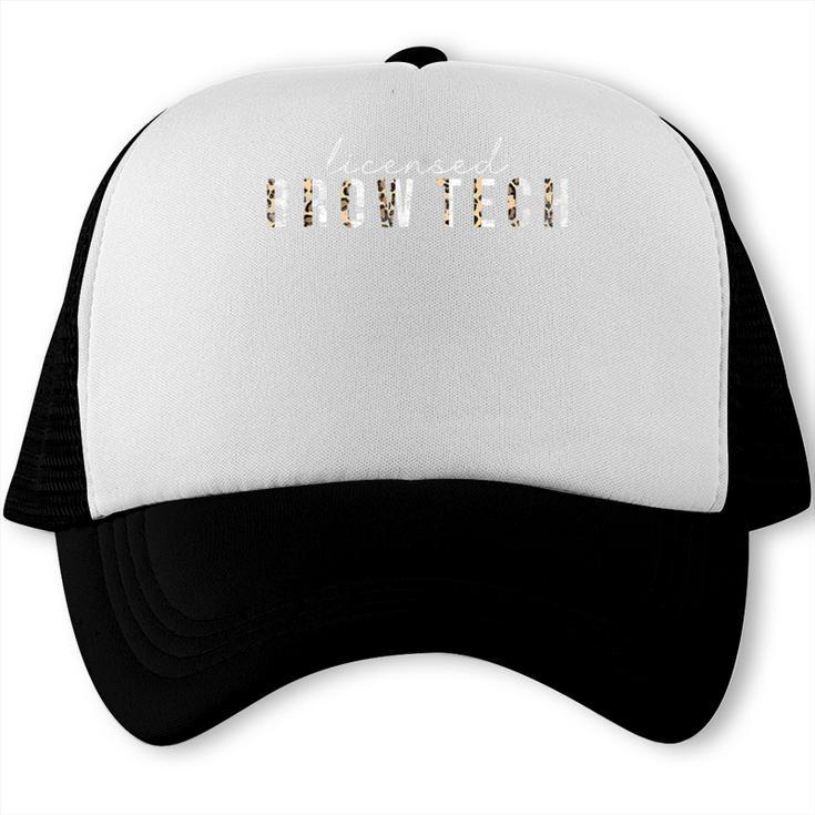 Vintage Brow Tech Graduation Licensed Brow Tech Trucker Cap