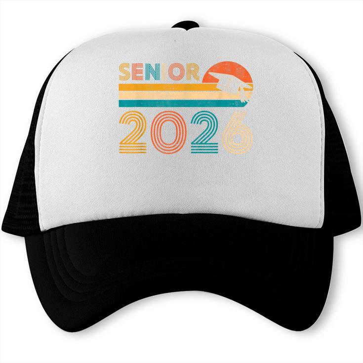 Vintage Senior 2026 Graduate Class Of 2026 Graduation Grad Trucker Cap