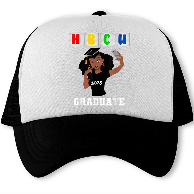 Women HBCU Grad 2025 College Graduation Apparel Trucker Cap