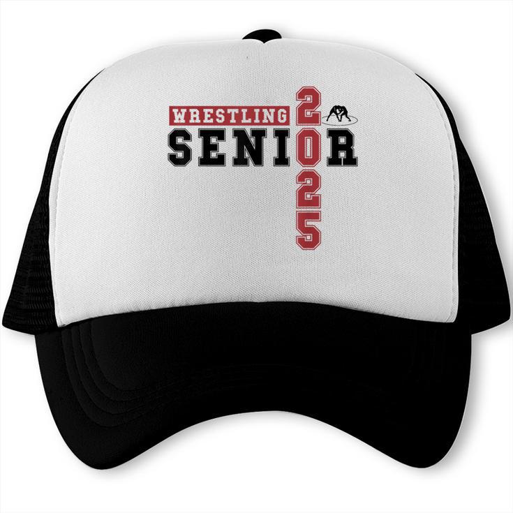 Wrestling Senior Night Wrestling Senior 2025 Graduation 70 Trucker Cap