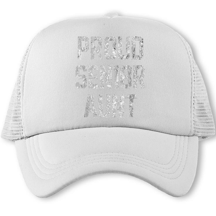 2018 Senior Aunt SEN18R Class Graduation Party T Shirt Trucker Cap