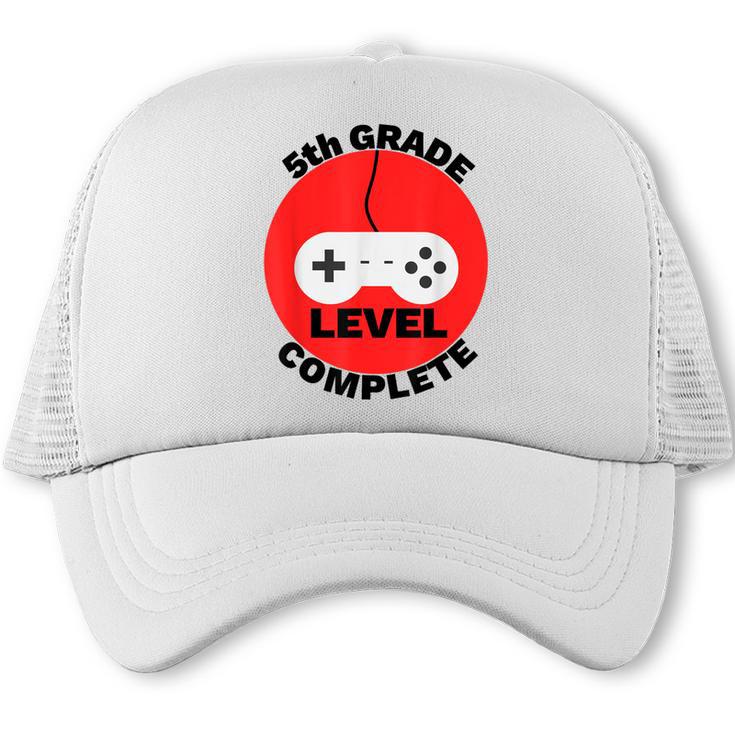 5th Grade Level Complete Gamer Graduation Trucker Cap