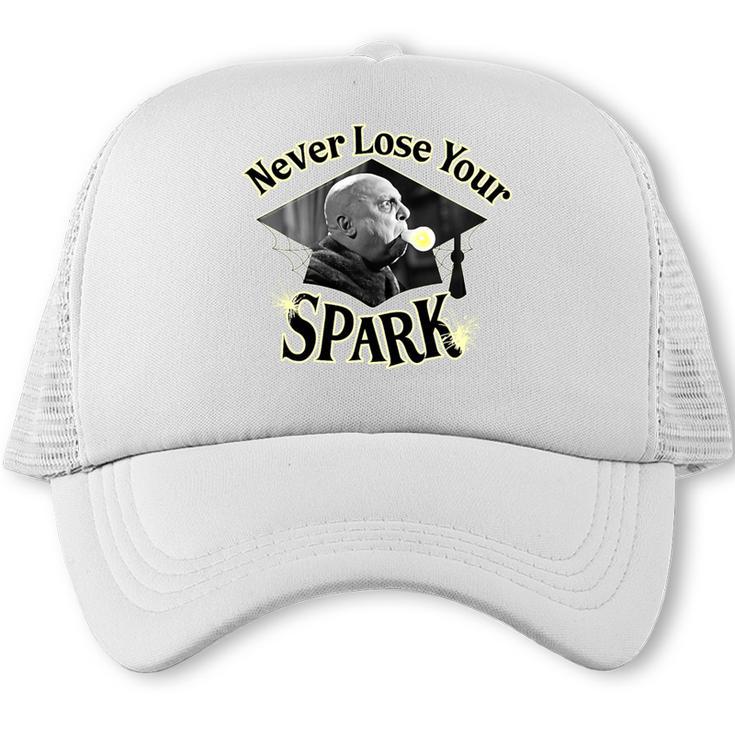 The Addams Family TV Series – Uncle Fester Graduation Spark Premium Trucker Cap
