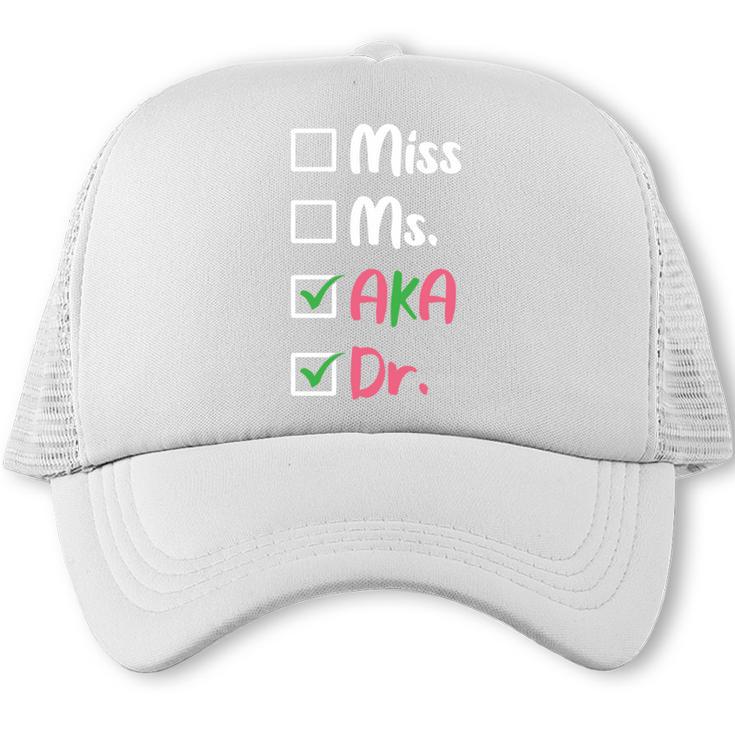 AKA Doctor Medical Worker Appreciation Graduation Trucker Cap