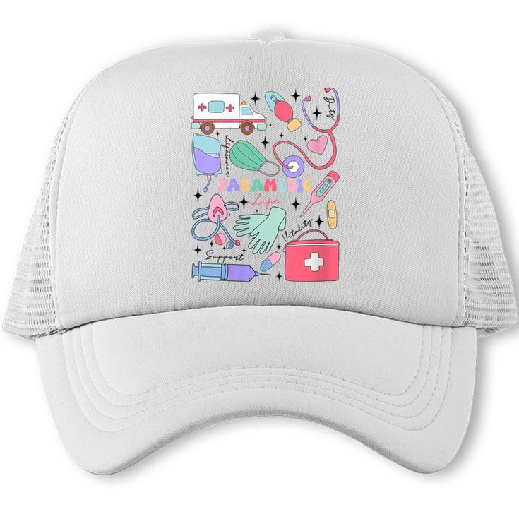 Can’t Talk Right Now Doing Paramedic Nurse Graduation Trucker Cap