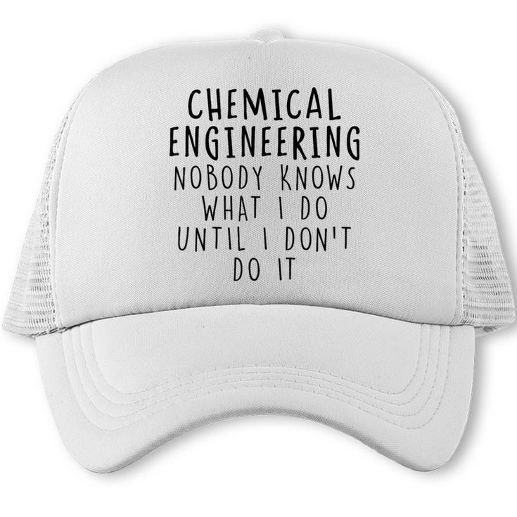 Chemical Engineer Chemical Engineering Graduation Trucker Cap