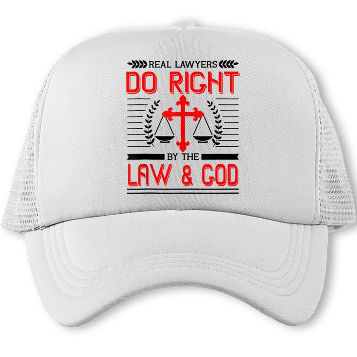 Christian Lawyer Attorney Law Student Graduation Exam Trucker Cap