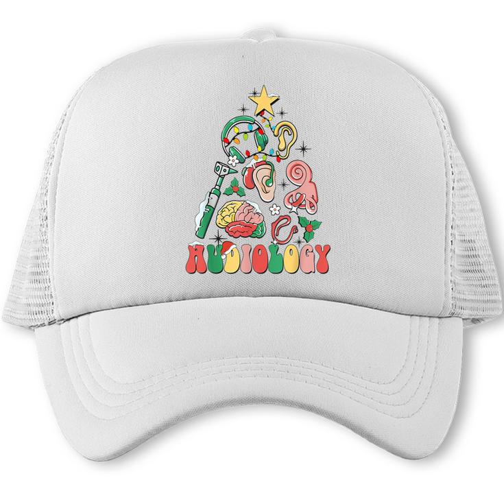 Christmas Audiology Tree Audiology Student Graduation Trucker Cap