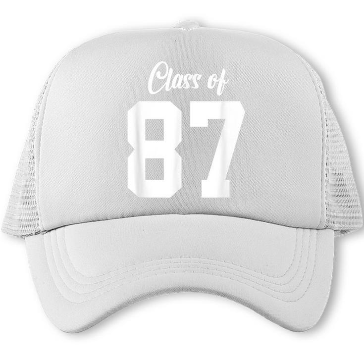 Class Of 1987 Matching Graduation High School Reunion Trucker Cap