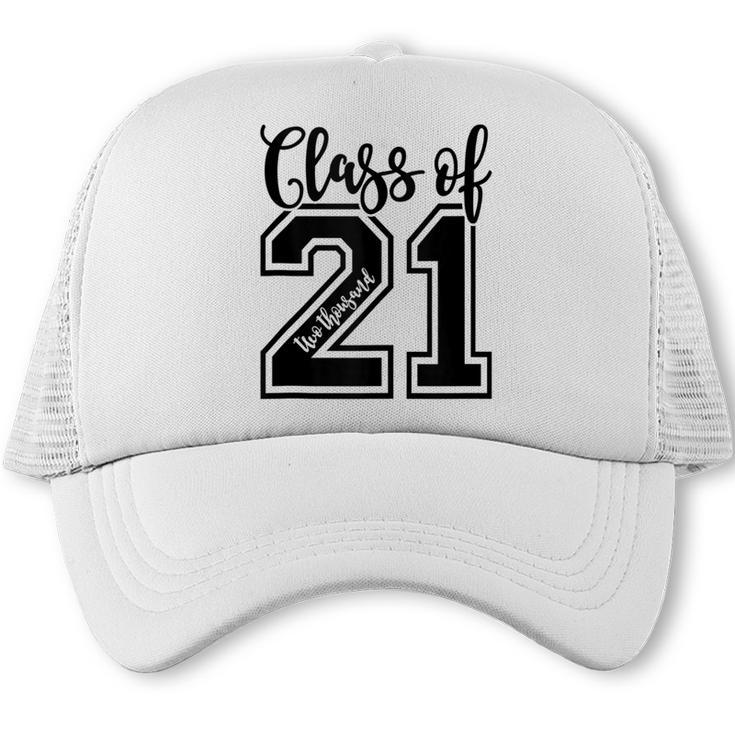 Class Of 2021 Senior 21 Cool Graduation Trucker Cap