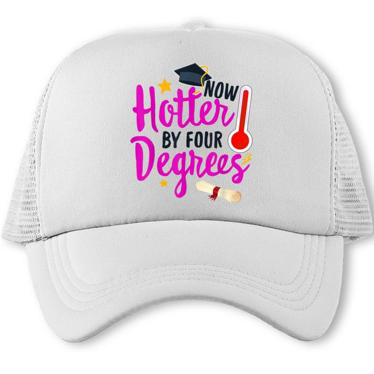 Class Of 2022 Four Degrees Hotter Graduation Day Master Grad Trucker Cap
