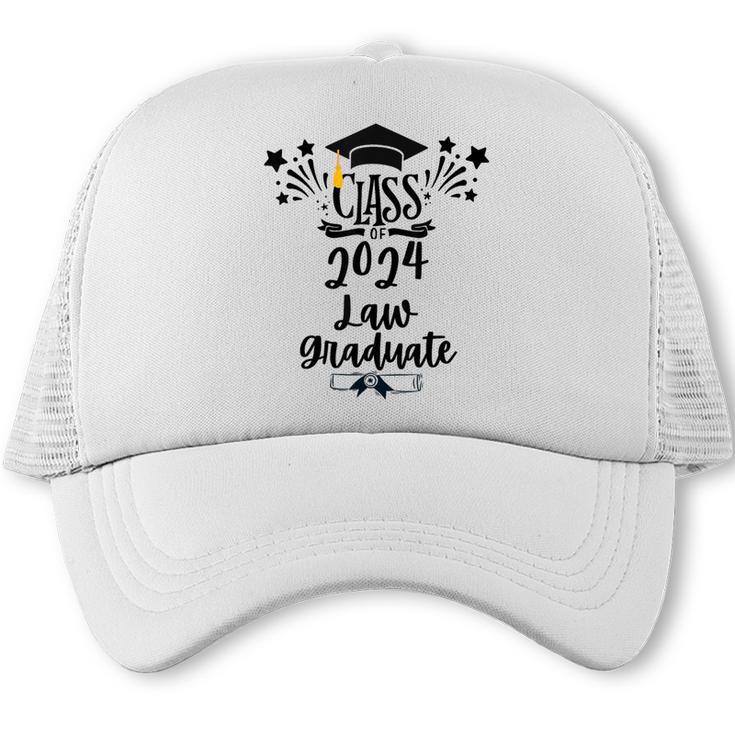 Class Of 2024 Law Graduation 2024 JD Degree Law Graduate Trucker Cap