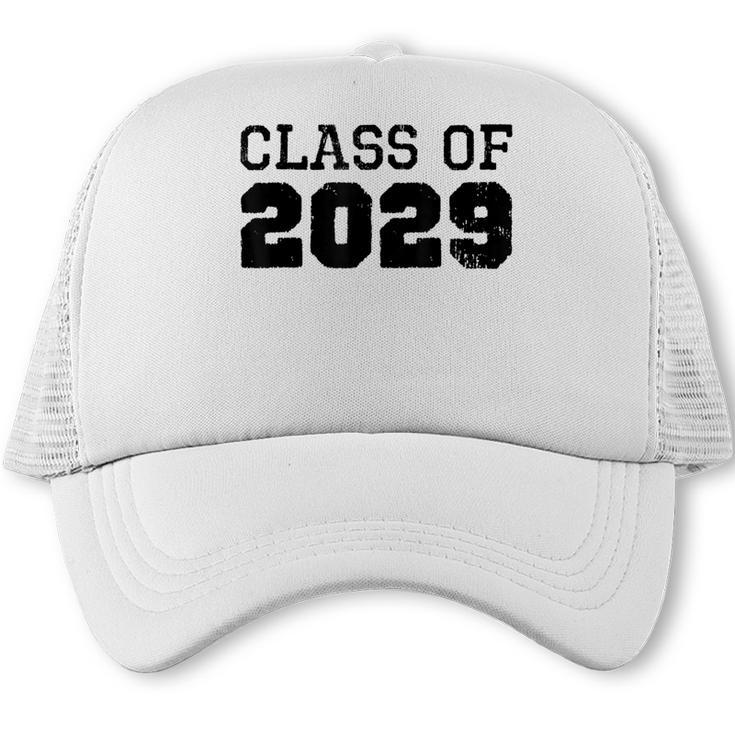 Class Of 2029 Future Graduation Vintage T-Shirt Trucker Cap
