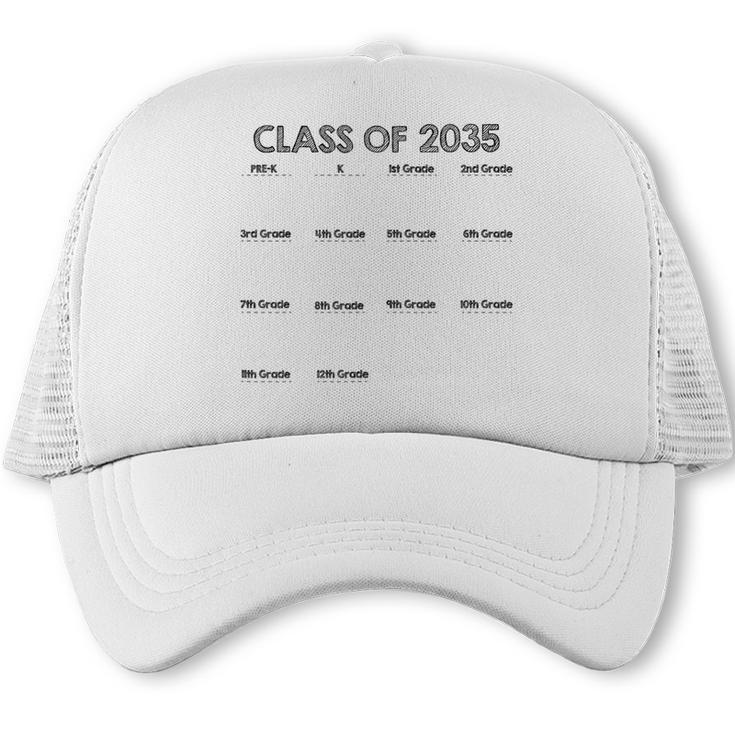 Class Of 2035 Handprint Graduation Trucker Cap