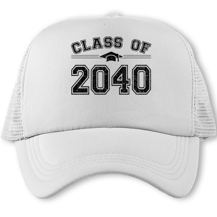 Class Of 2040 Grow With Me Graduation First Day Of School Trucker Cap