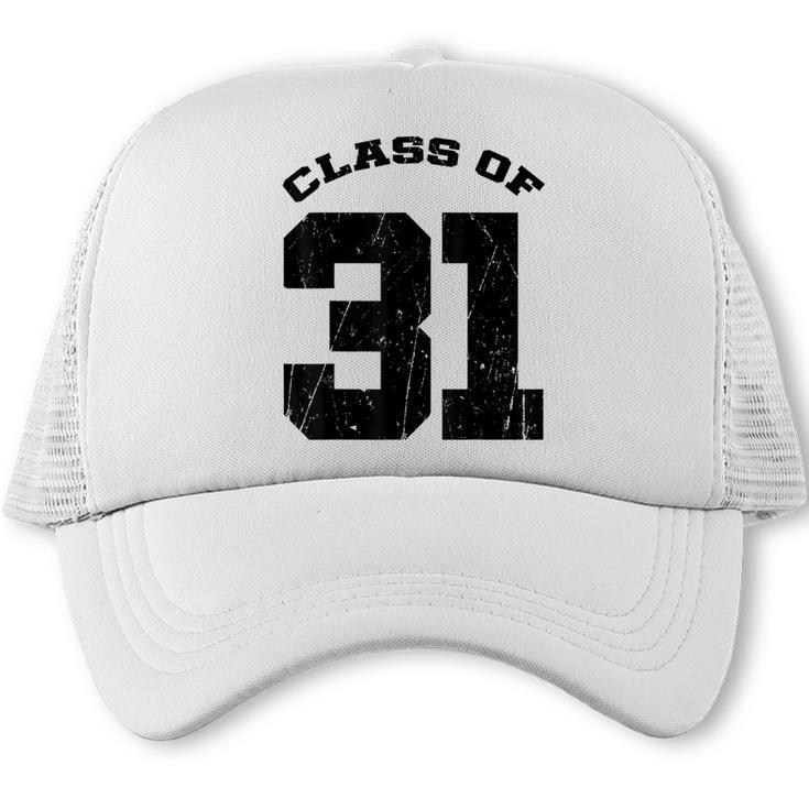 Class Of 31 Date High School Kindergarten Graduation Shirt Trucker Cap