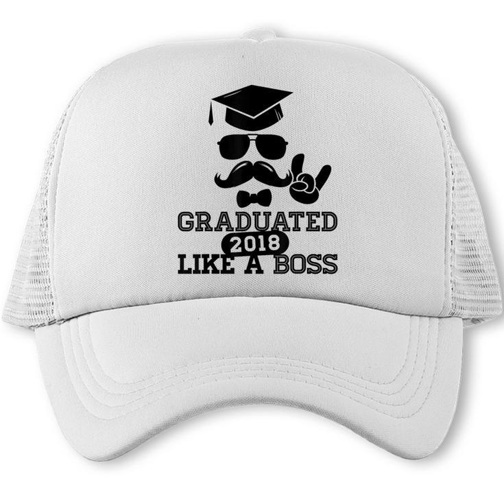 College High School Graduation Grad 2018 Shirt Trucker Cap