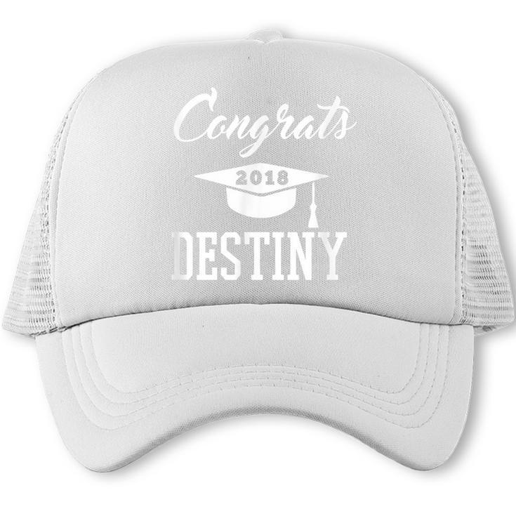 Congrats 2018 Destiny College High School Graduation T-Shir Trucker Cap