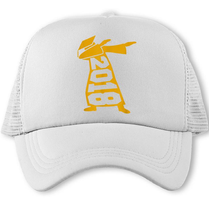 Dabbing Graduation Class Of 2018 T-Shirt School Colors Trucker Cap