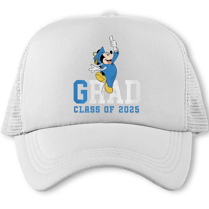 Disney Mickey Mouse 2025 Graduation Class Of '25 Rad Grad Premium Tri-Blend Trucker Cap