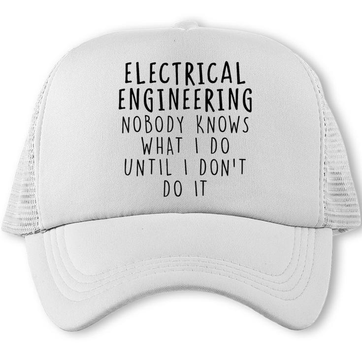 Electrical Engineering Tees Women's Electrical Engineer Modern Classic Casual  Small Graduation T-Shirt Trucker Cap