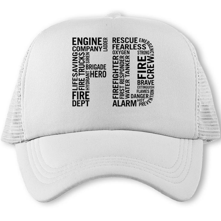 Fire Academy Graduation T-Shirt Firefighter Support Tee Trucker Cap