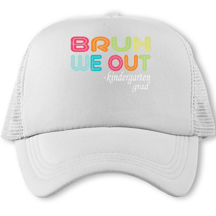 Goodbye Kindergarten Hello 1st Grade Kindergarten Graduation Premium Trucker Cap
