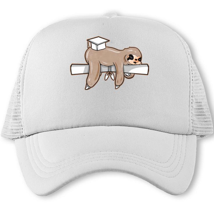Graduation 2022 PhD Sloth Bachelor Master School Doctor Trucker Cap